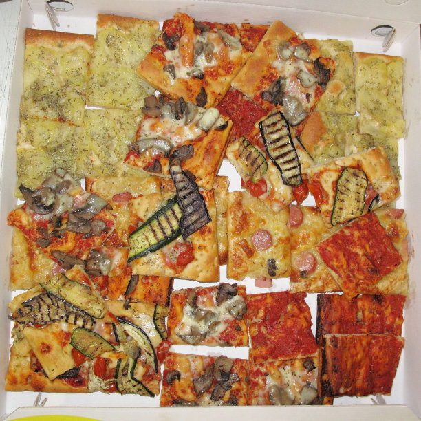 披萨和佛卡夏图片下载