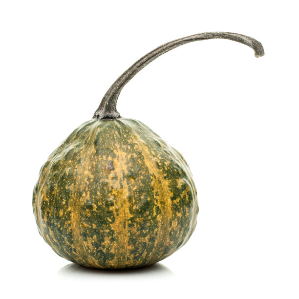 白色背景上孤立的小南瓜图片下载