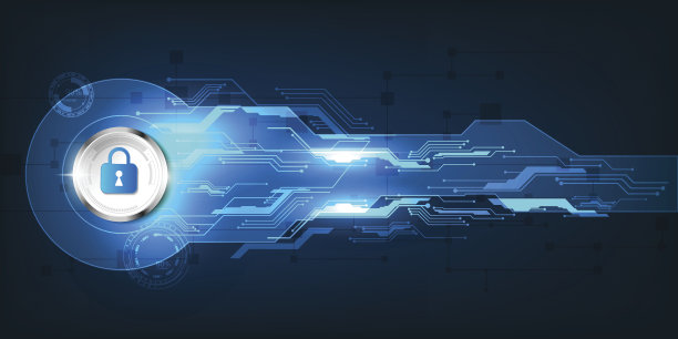 摘要安全数字技术背景。说明向量图片下载