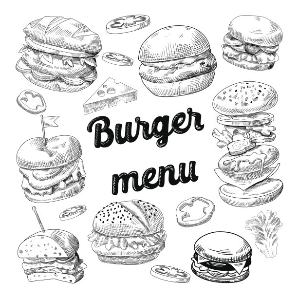 汉堡图片素材ID：310111530