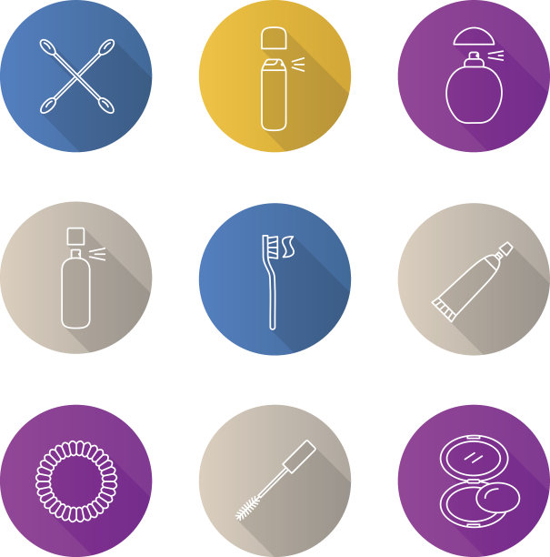 化妆品配件图标图片下载