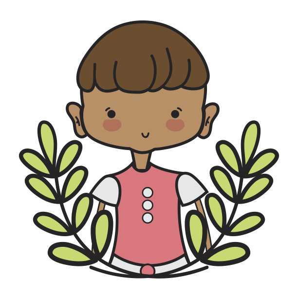 漂亮的女孩与圣诞服装和树枝树叶设计图片下载