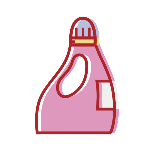 很好的软化剂在瓶子风格的设计图片下载