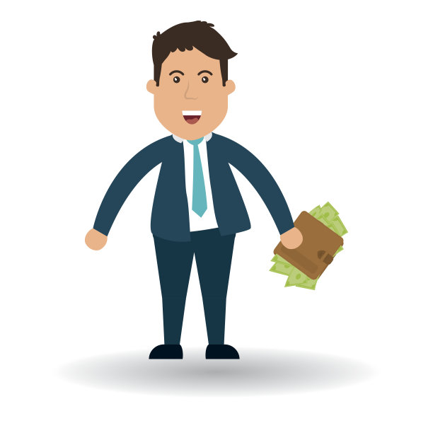 钱的设计。业务图标。金融产品的概念图片下载