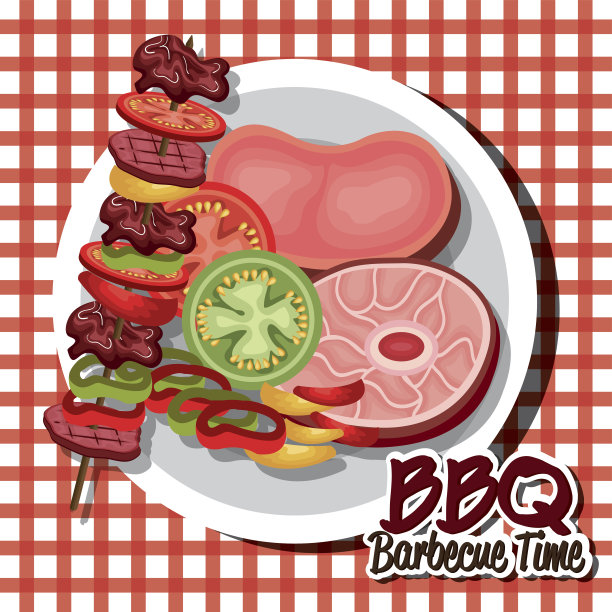 烧烤时间最好的肉图片下载