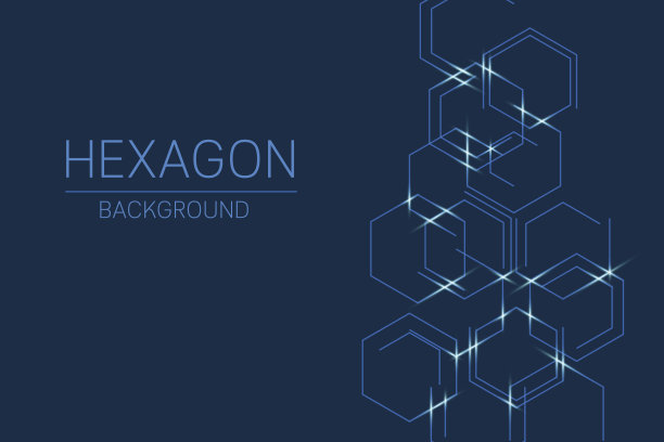 六角技术的抽象背景图片下载