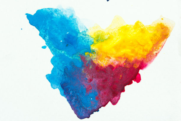 抽象艺术水彩飞溅水彩水滴图片下载