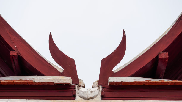 泰国文化屋的屋檐图片下载