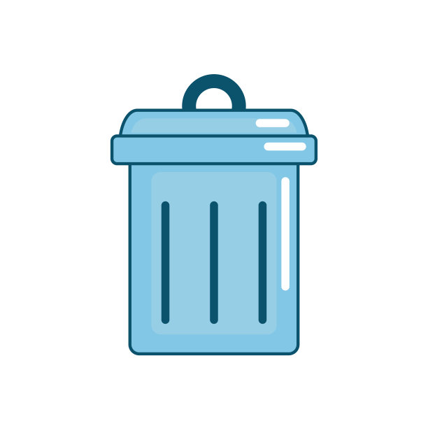 垃圾桶符号图标图片下载