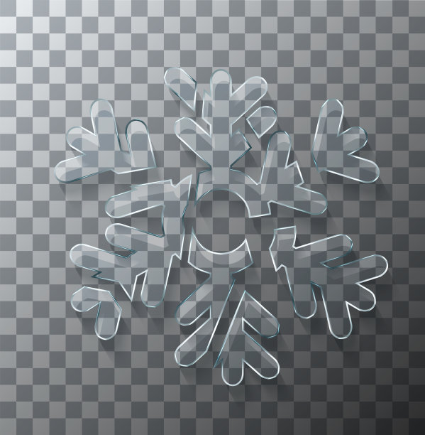 矢量现代概念碎雪花玻璃透明的背景图片下载
