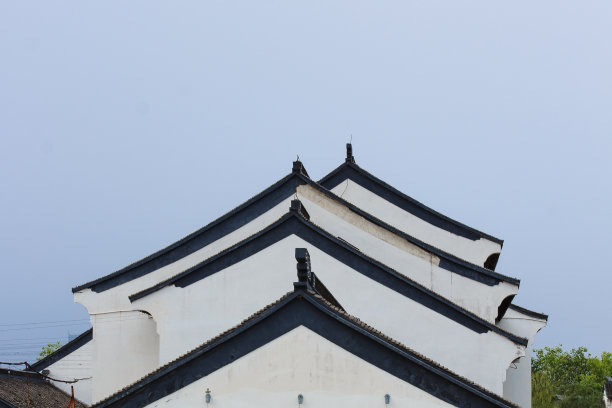 中国传统建筑，安徽风格素材图片