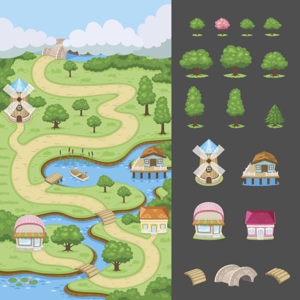 乡村-地图的游戏图片下载