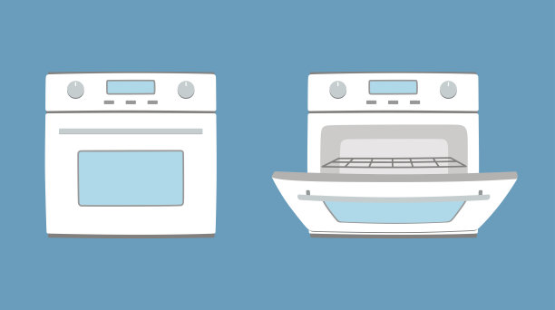 厨房电器烤箱插图。图片下载