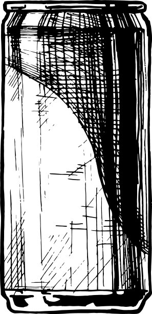 矢量插图的饮料罐图片下载