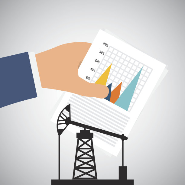 关于石油价格，石油和天然气概念的图解图片下载