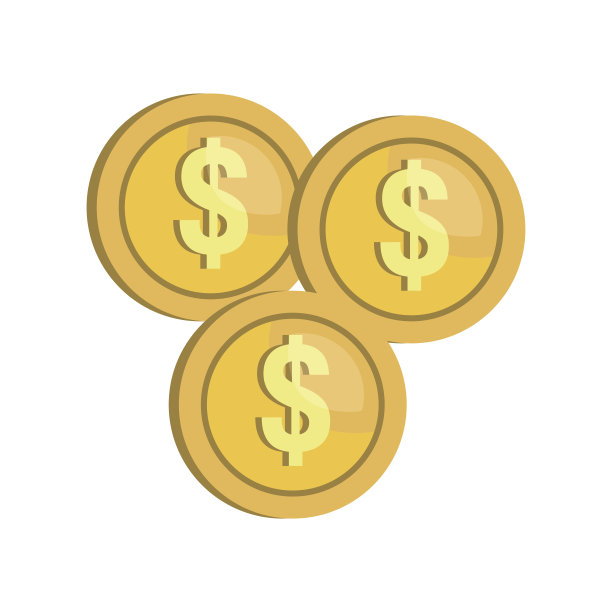 现金平面图标图片下载
