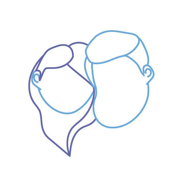 行幸福夫妻脸配发型设计图片下载