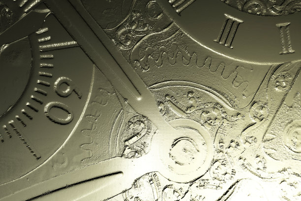 发条装置的数字3D插图图片下载