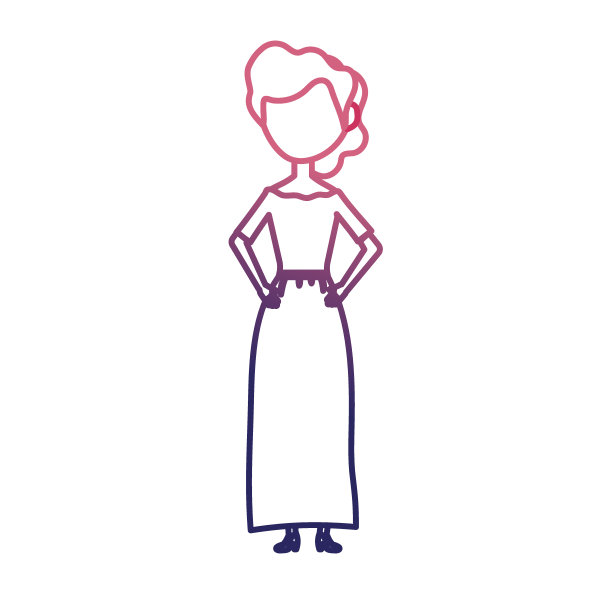 穿着优雅的礼服和发型的快乐新娘图片下载