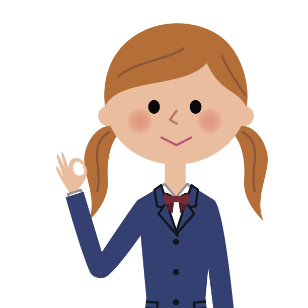 做好手势的女生图片下载