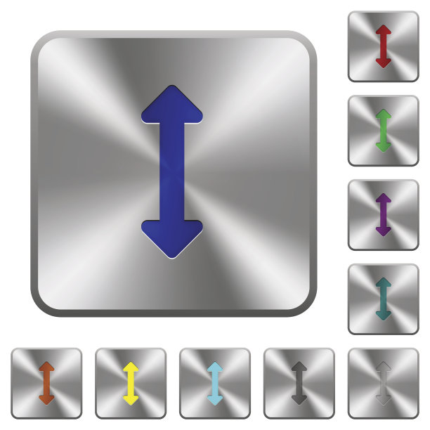 调整垂直圆形方钢按钮的大小图片下载