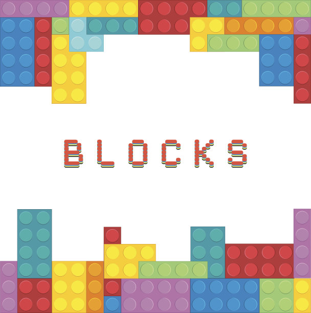 背景设计与彩色块图片下载