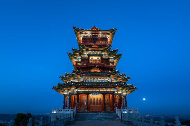 北京鼎朵夜景图片下载