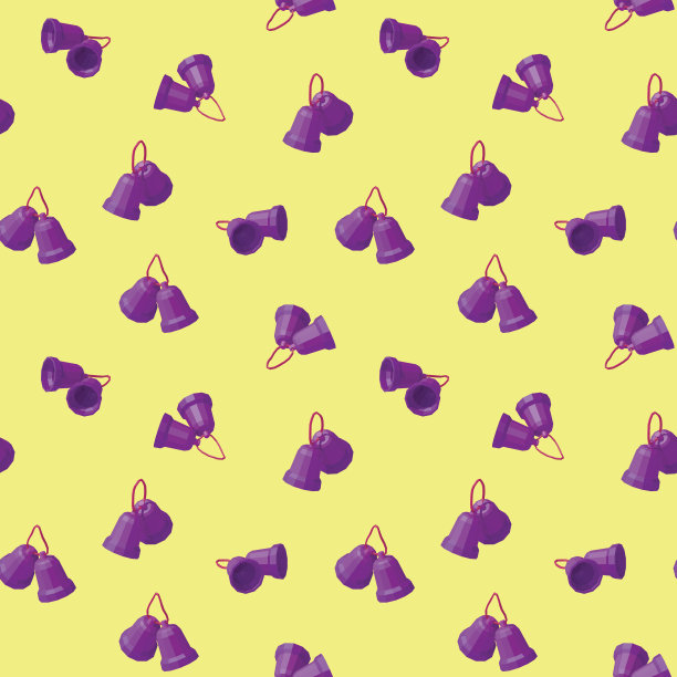 低聚圣诞玩具铃铛图案图片下载