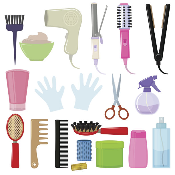 工具和护发产品图片下载