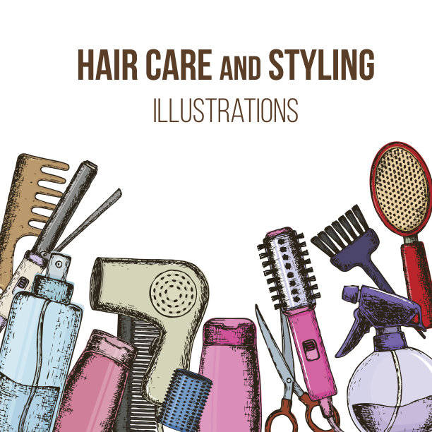 工具和护发产品图片下载