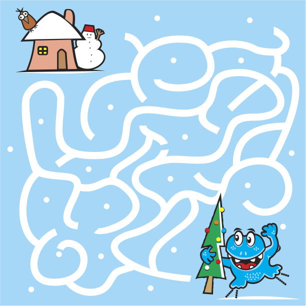 迷宫，儿童游戏图片下载