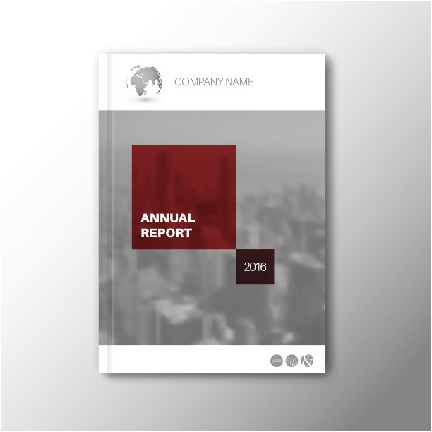 现代矢量抽象小册子/书/传单设计模板图片下载