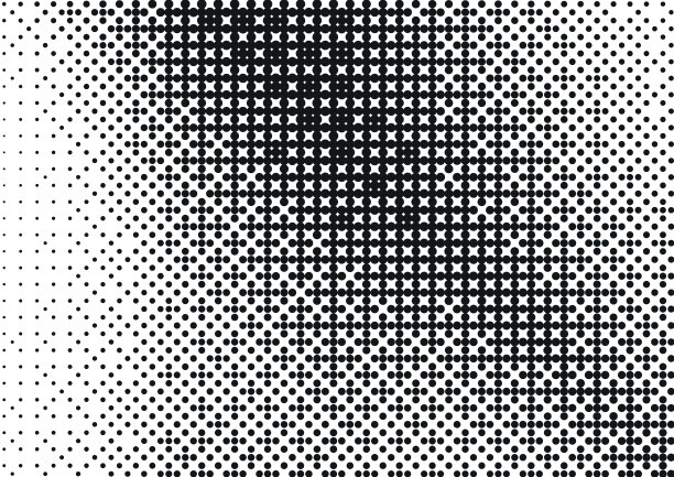 抽象的半色调点状垃圾纹样纹理。复古漫画流行背景。矢量现代垃圾背景海报，网站，名片，明信片，室内和封面设计。图片下载