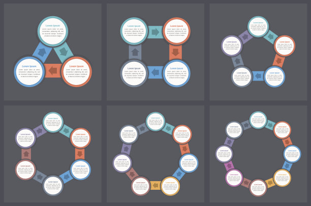 圆图模板素材图片