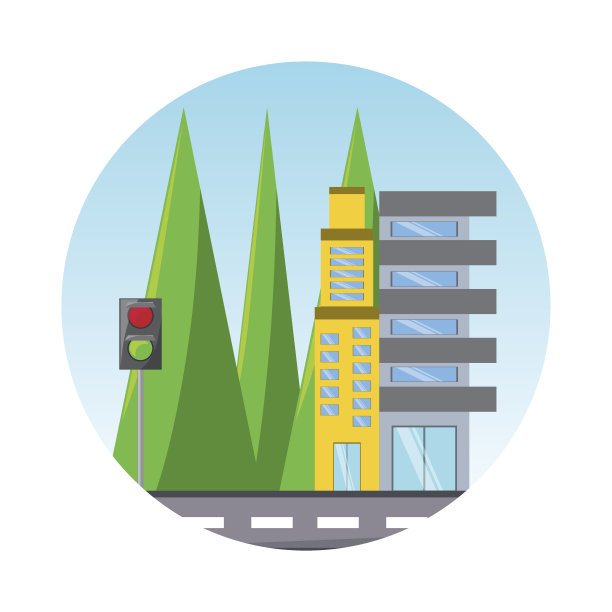 城市元素设计图片下载