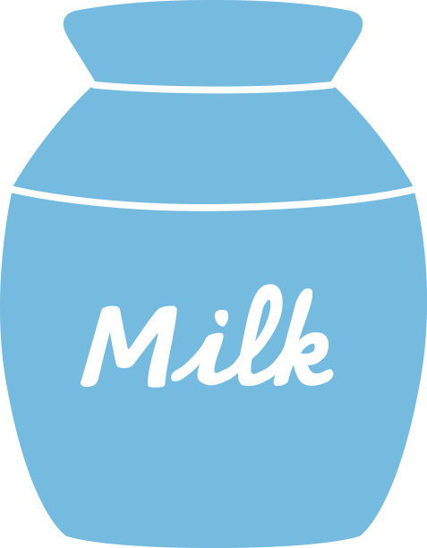 牛奶纸盒图标。图片下载
