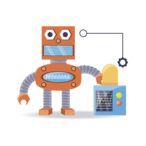 机器人卡通设计图片下载
