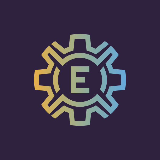 技术初始字母E图标设计图片下载