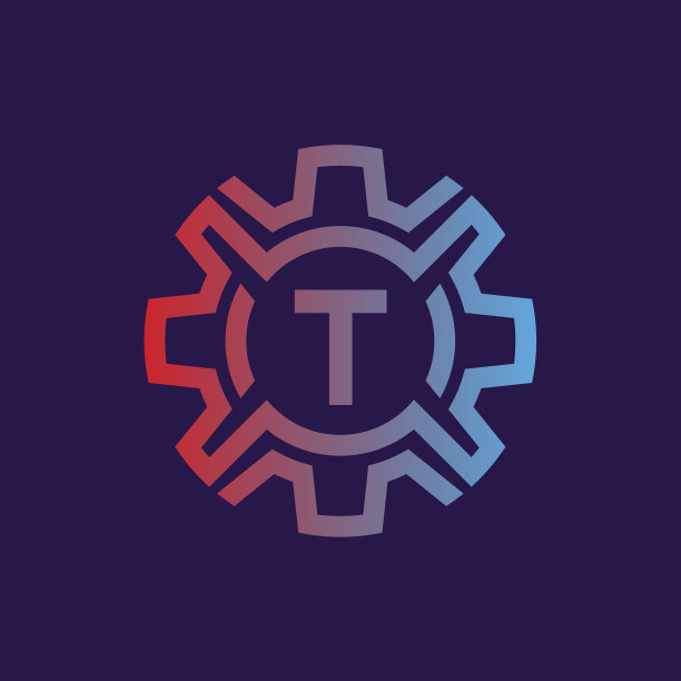 技术初始字母T图标设计图片下载