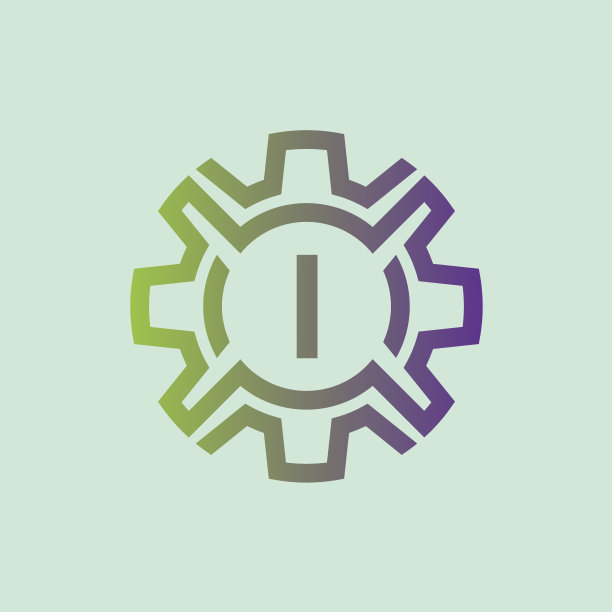 技术初始字母I图标设计图片下载