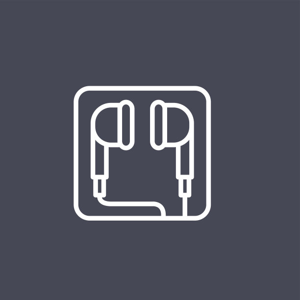 耳机图标矢量图片下载