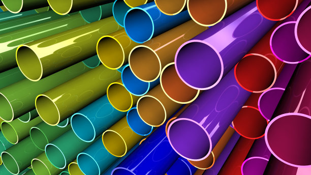 管子-彩虹颜色的管子图片下载