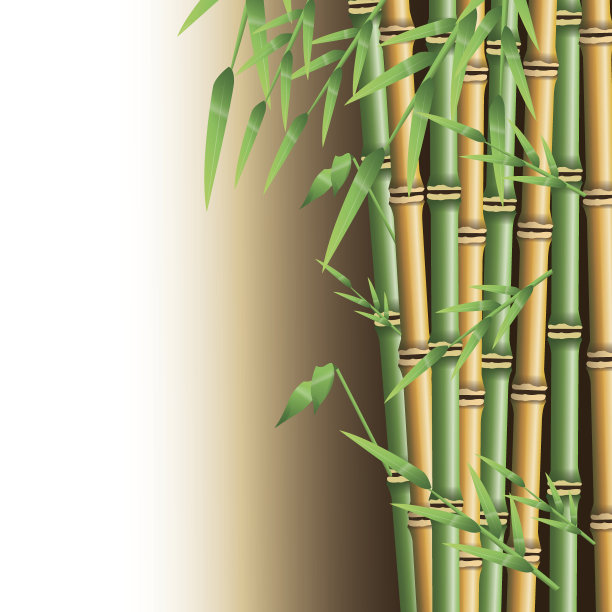 竹干带叶图案图片下载