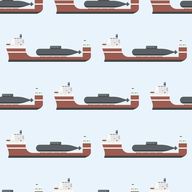 货轮和油轮航运交付散货无缝模式承运人火车货轮油轮背景矢量图图片下载