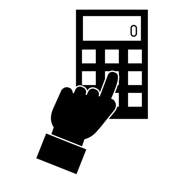 手用户计算器数学孤立图标图片下载