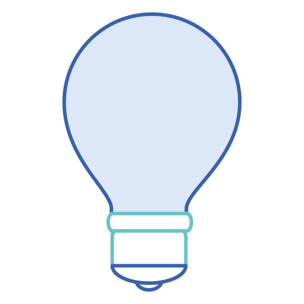 灯泡灯隔离图标图片下载