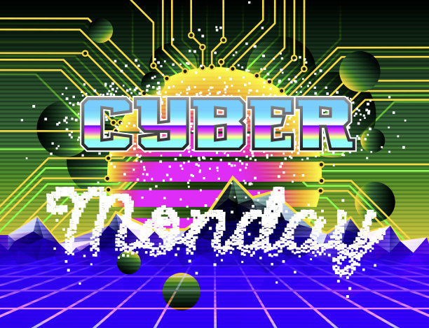 网络星期一广告海报图片下载