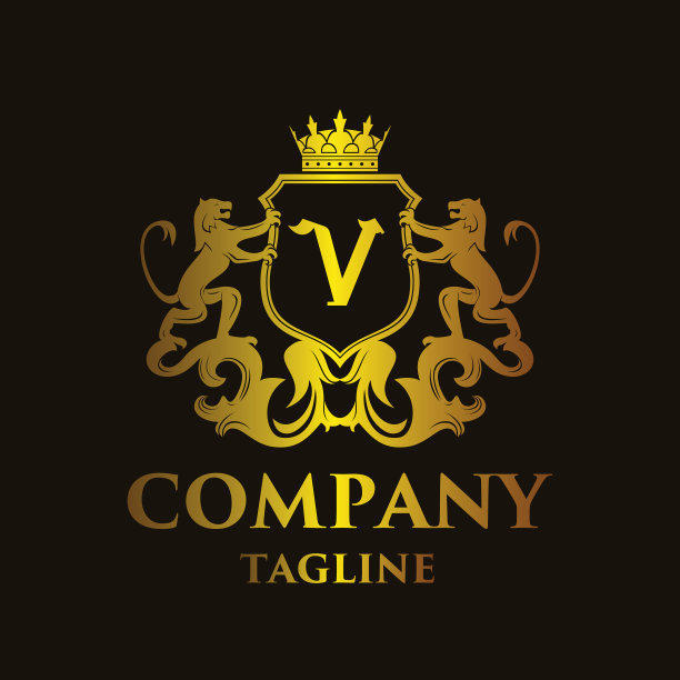 豪华字母“V”图片下载