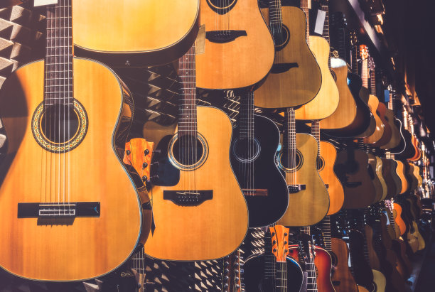 吉他在商店图片下载