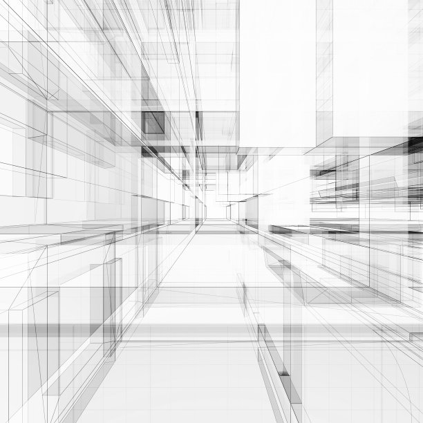 抽象建筑三维渲染图片下载